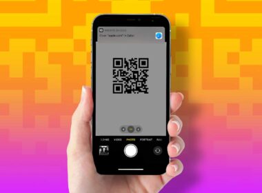 How to scan a qr code on iphone