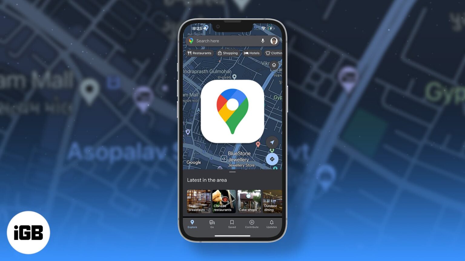 How to turn on dark mode in Google Maps on iPhone - iGeeksBlog