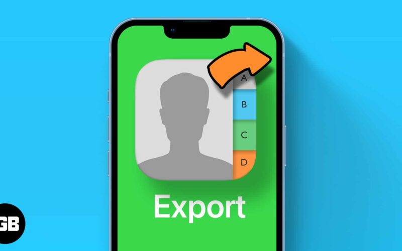 How to export iphone contacts as vcf or excel