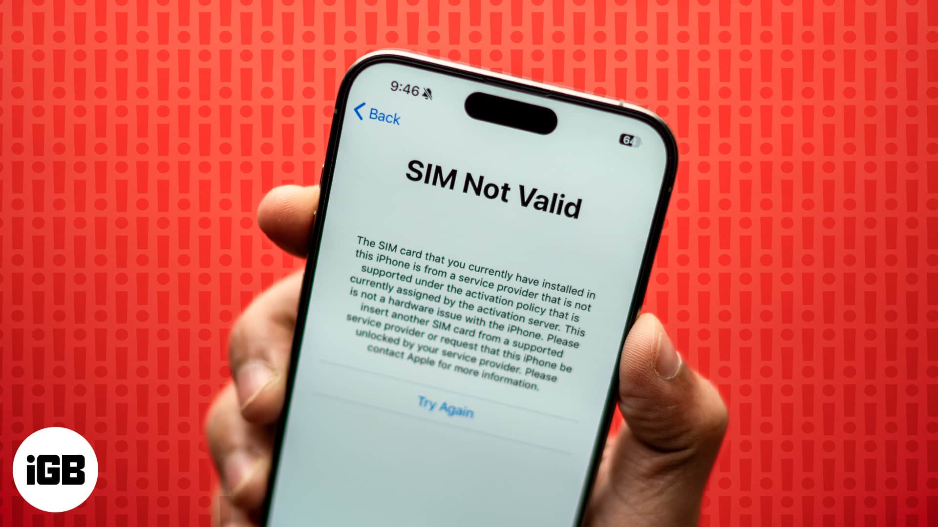 How to fix Invalid SIM or No SIM on iPhone