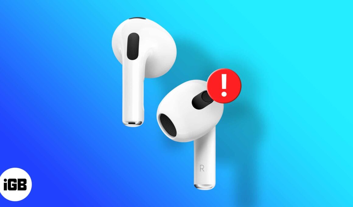 How to fix left or right airpods not working