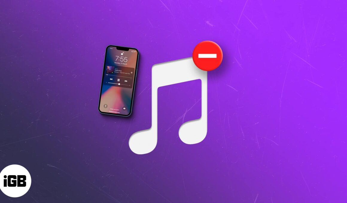 How to remove music player from lock screen on iphone