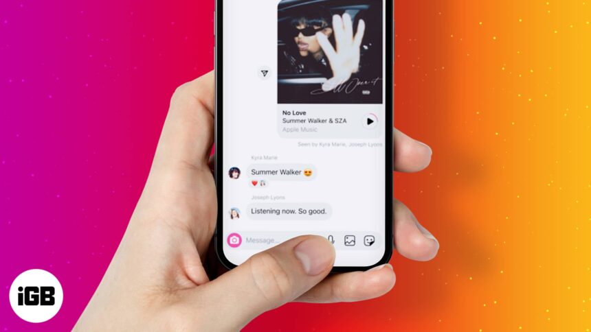 How to share song clips with friends on Instagram using iPhone - iGeeksBlog