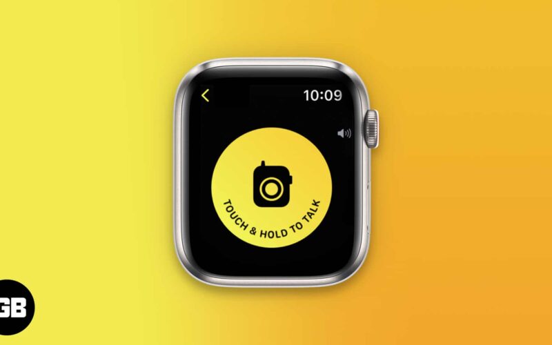 How to use walkie talkie on apple watch