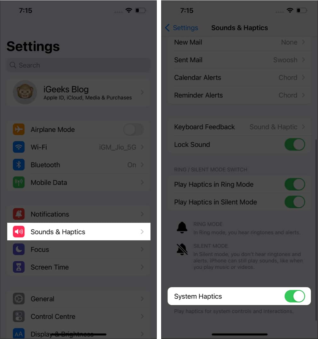 How to disable haptic feedback on iPhone - 5