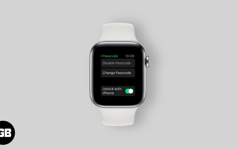 How to reset apple watch passcode