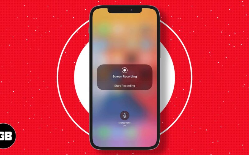 How to screen record on iphone