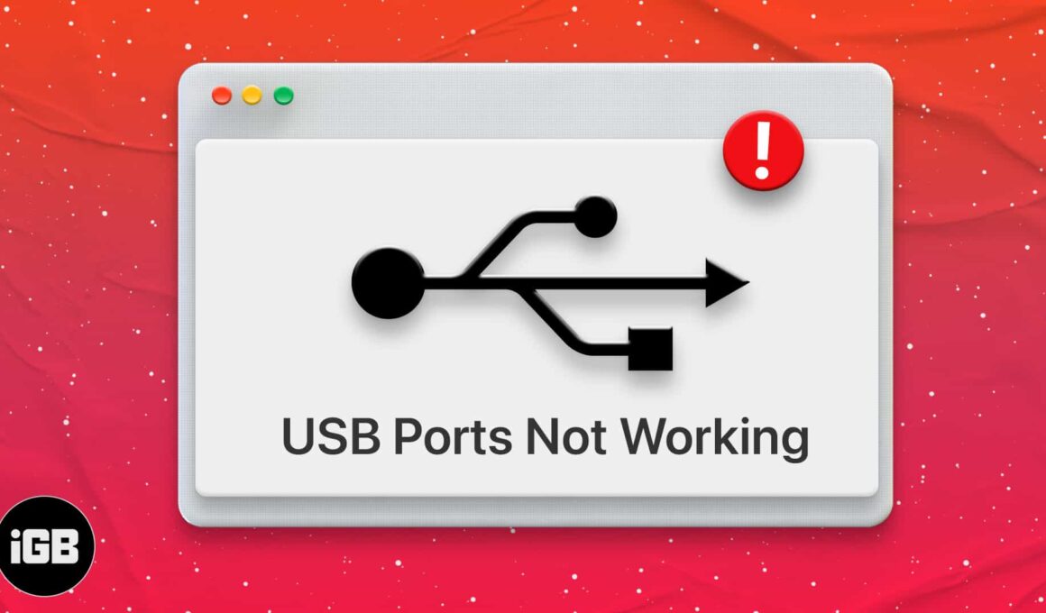 Usb ports not working mac here is how to fix it