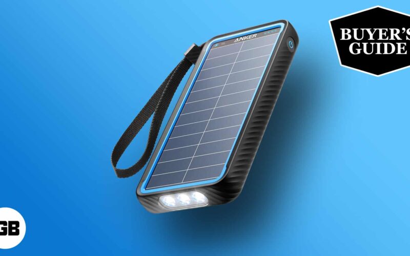 Best solar power bank for iphone