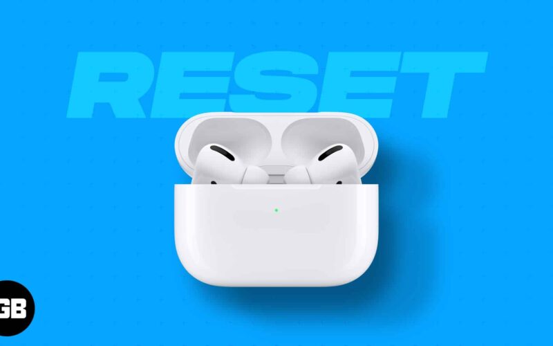 How to reset all airpods with or without iphone