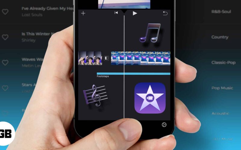 Add music on imovie