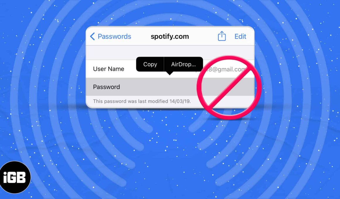 Cannot share passwords with airdrop on iphone here is how to fix it