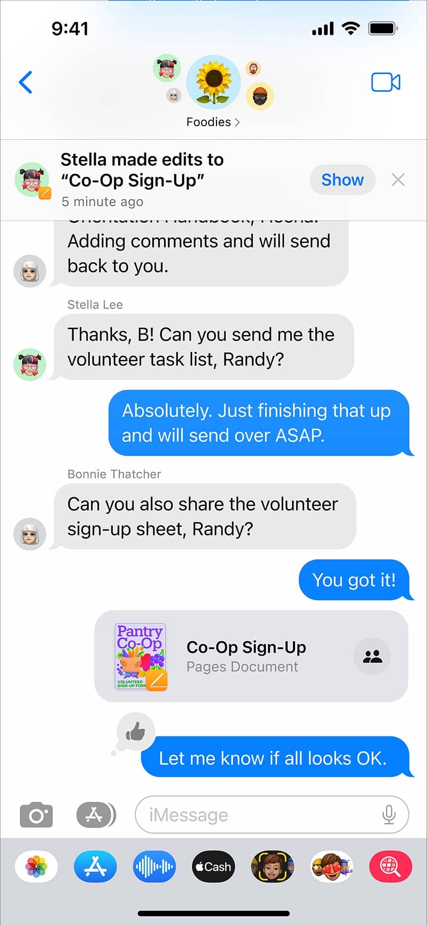 How to Collaborate on projects using Messages in iOS 16  - 39