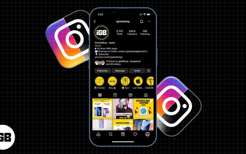 How to turn on instagram dark mode on iphone