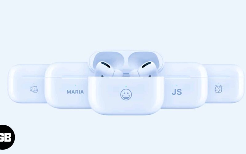 How to engrave an emoji or text on your airpods