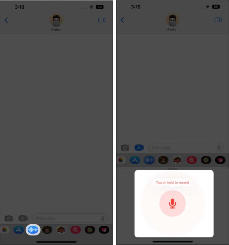 How to send a voice message on iPhone in iOS 16 - iGeeksBlog