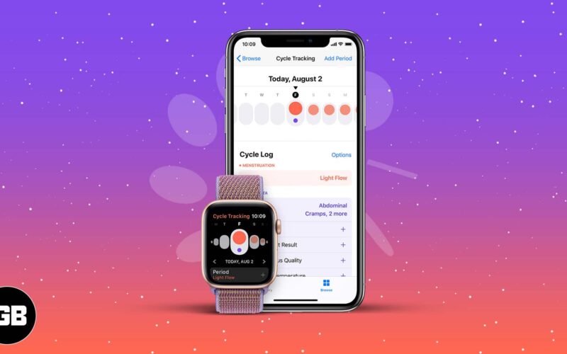 How to use cycle tracking on apple watch and iphone