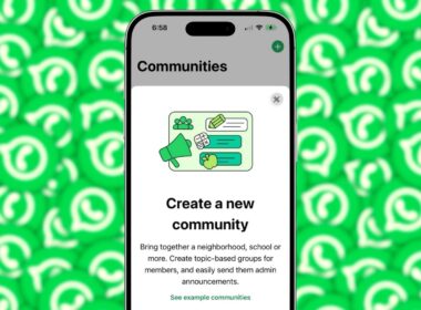 WhatsApp Communities on iPhone.