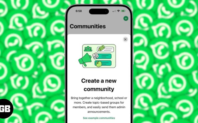 WhatsApp Communities on iPhone