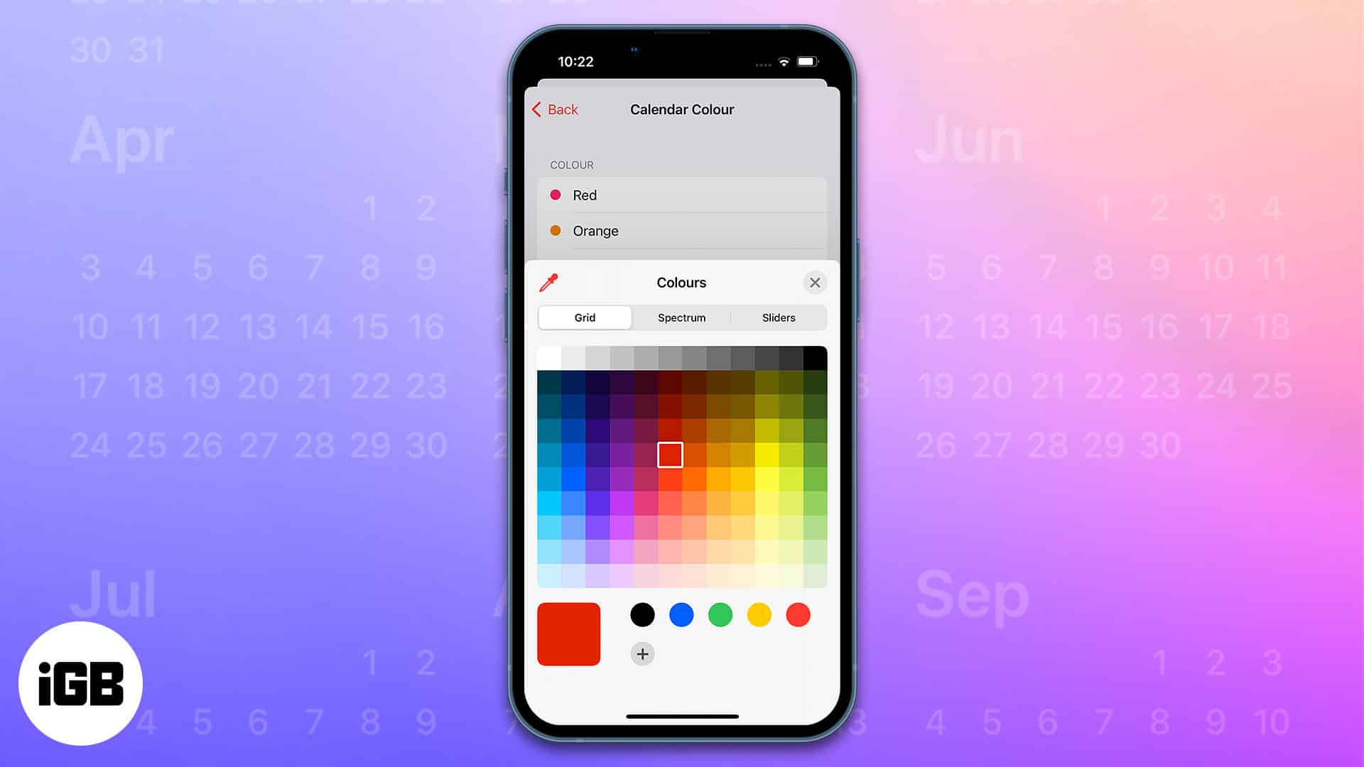 How To Change Calendar Color On IPhone IPad And Mac IGeeksBlog