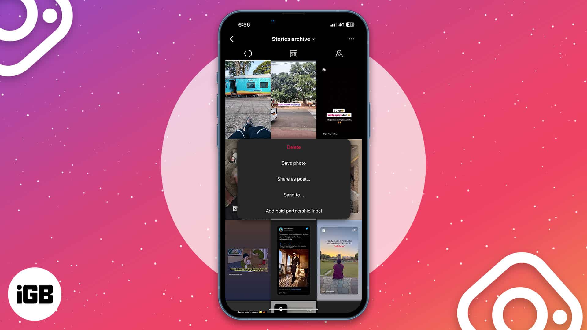 How to delete archived stories on Instagram (2024) - iGeeksBlog