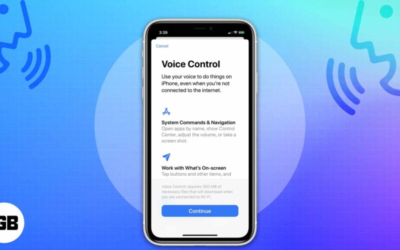 How to use voice control on iphone