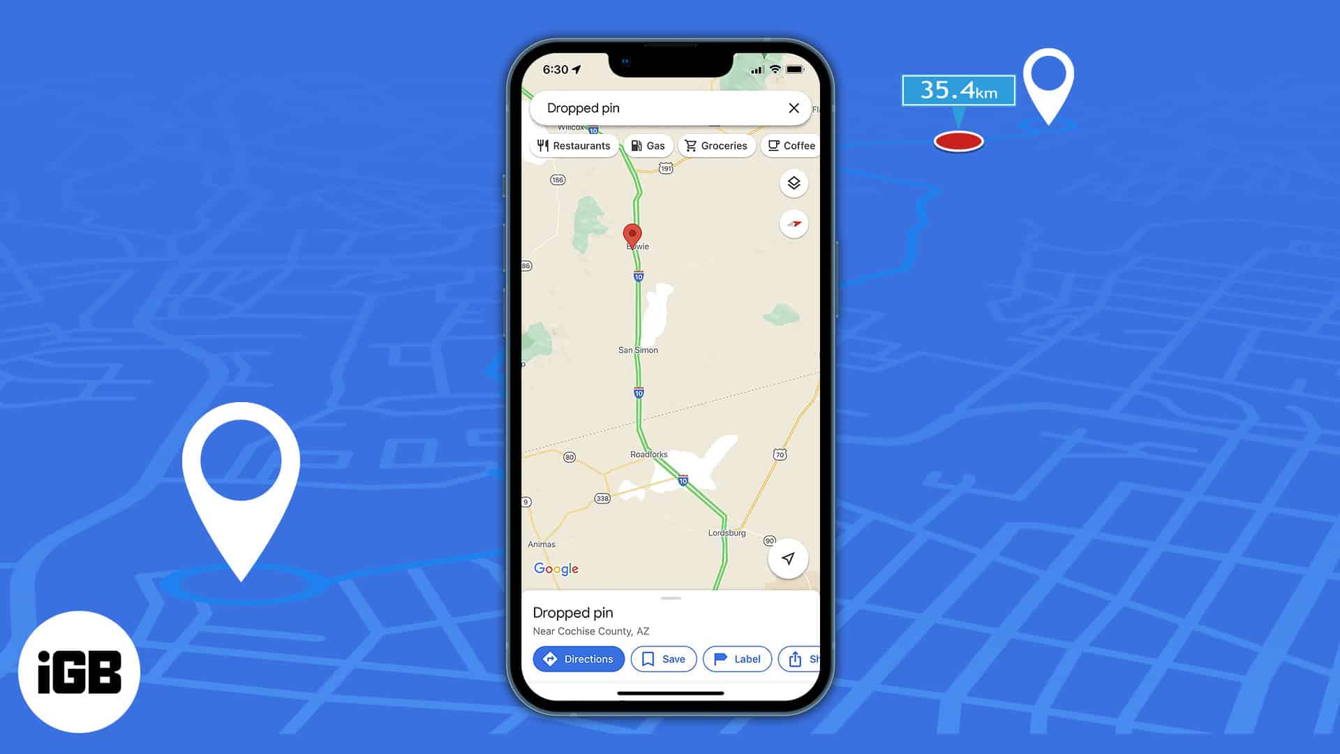 Measure Distance Between Two Points In Google Maps On IPhone IGeeksBlog