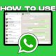 How to use whatsapp on ipad