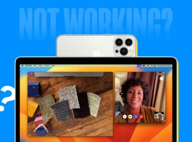 Fix iphone continuity camera not working on mac