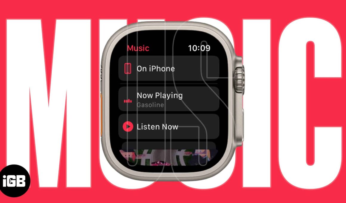 How to play music on apple watch