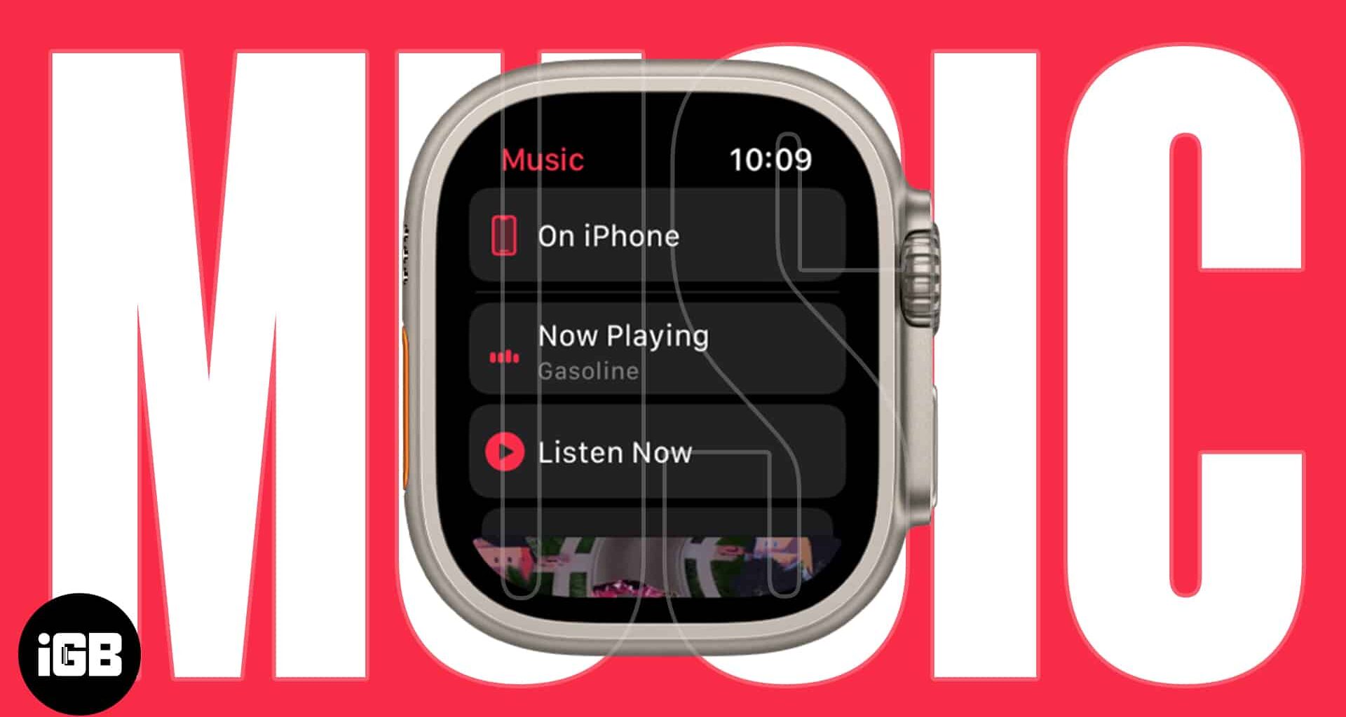 How to play music on apple watch