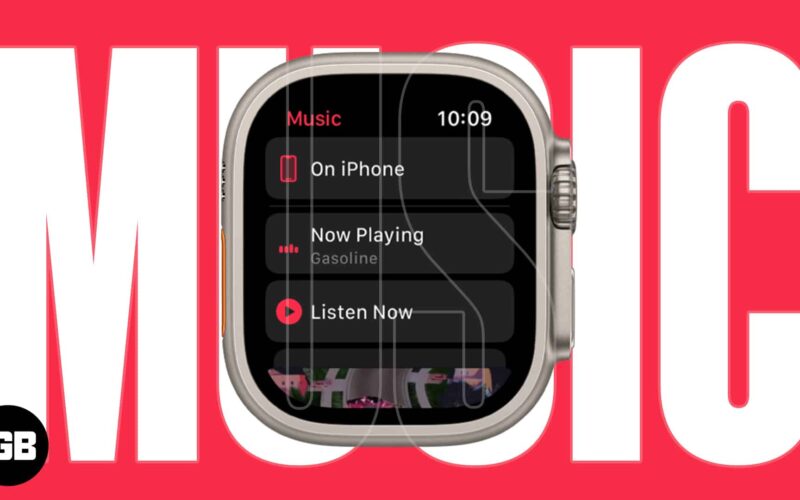 How to play music on apple watch