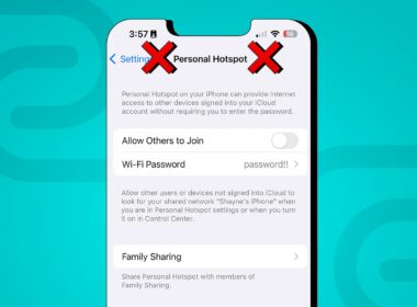 Personal hotspot not working on iphone