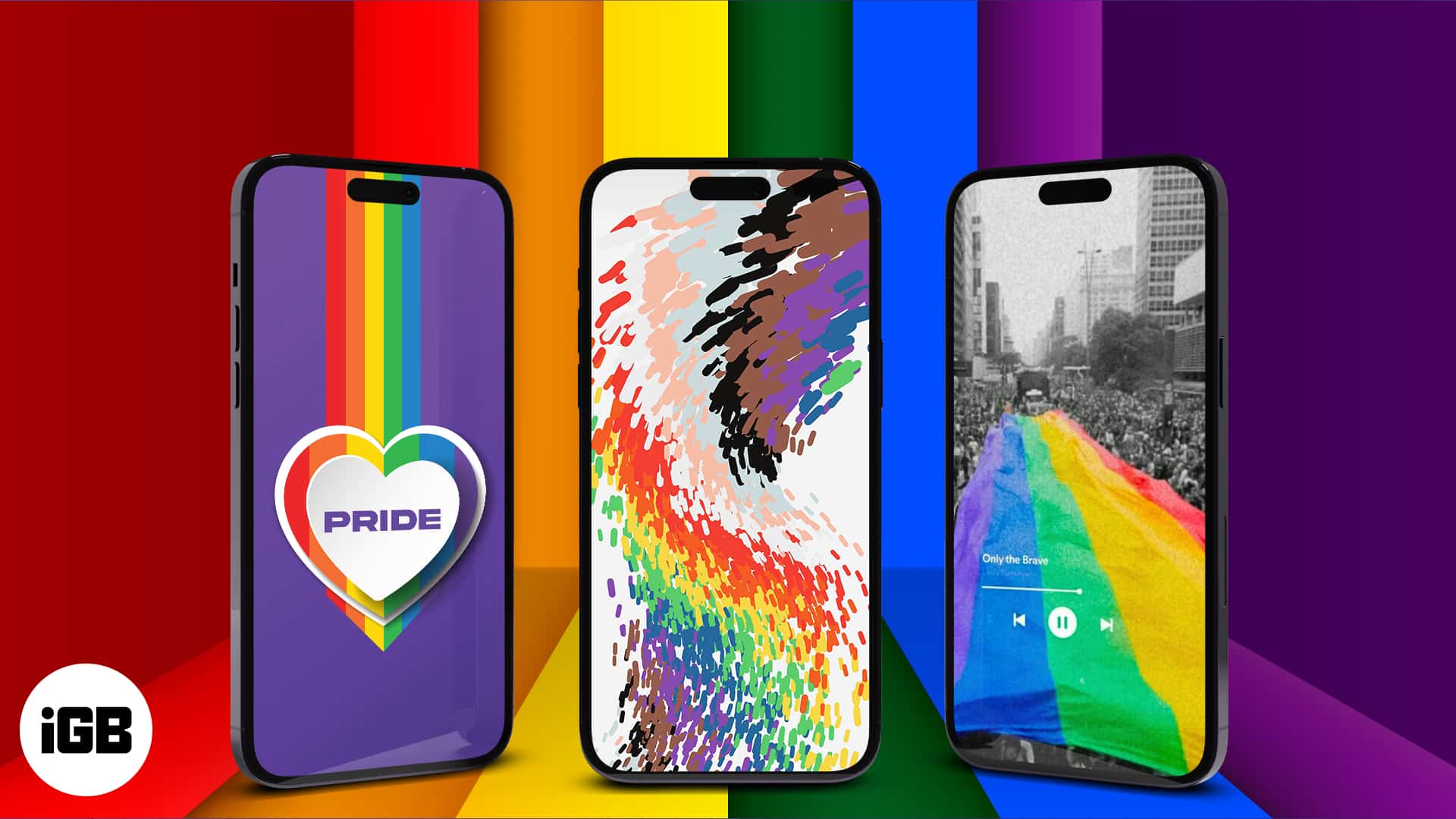 Download Apples New Pride Wallpaper for iPhone Here  iClarified