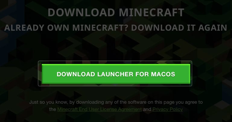 minecraft launcher download macos