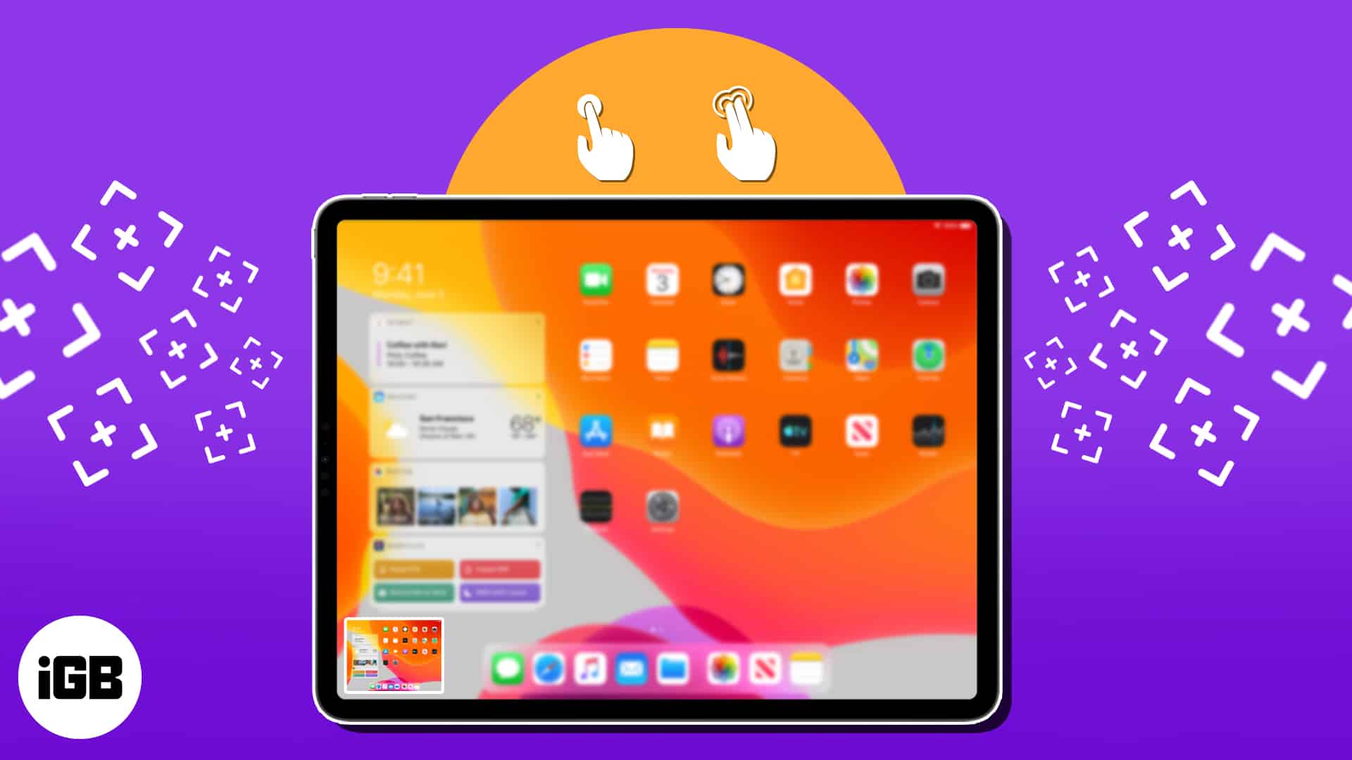 How to take screenshots using gestures in iPadOS 17