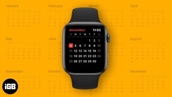 How to check calendar on apple watch