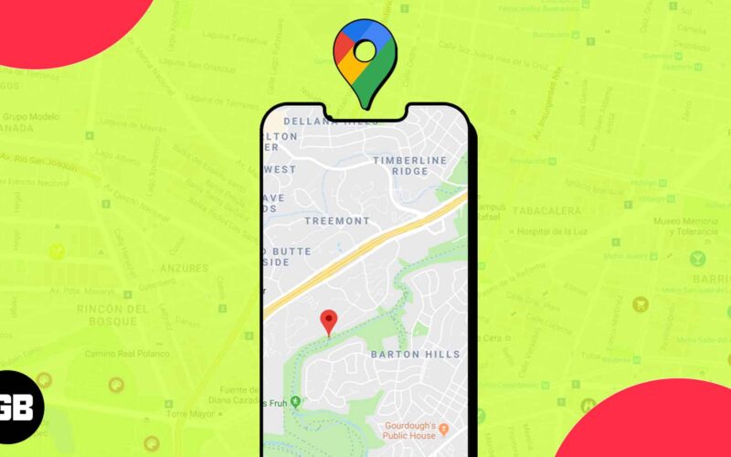 How to drop pin in google maps on iphone ipad