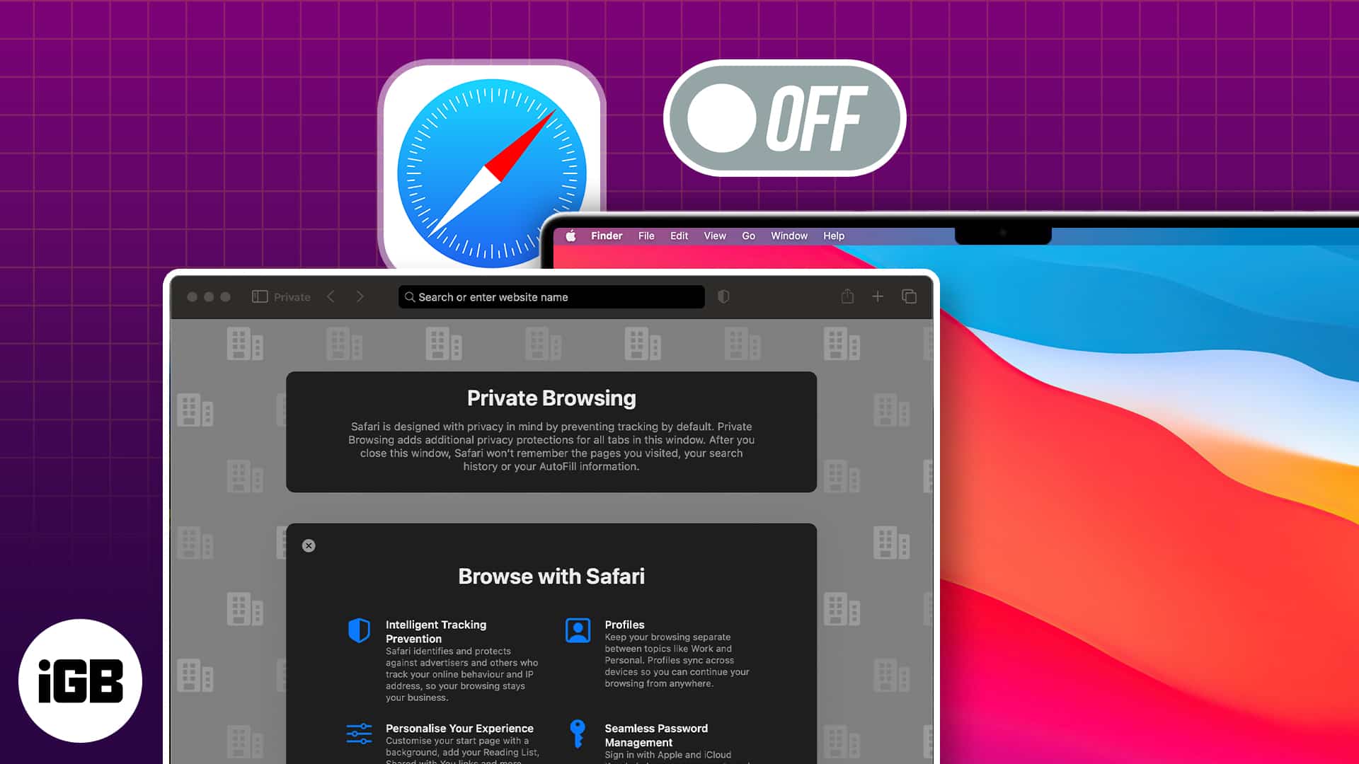 How to disable private browsing in safari on mac