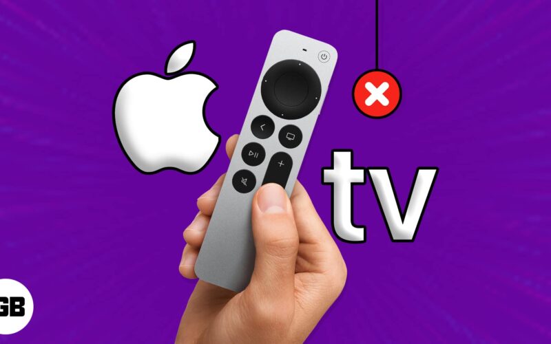 How to fix apple tv remote not working