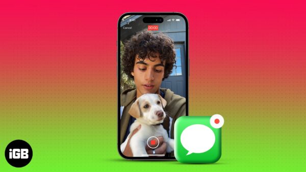 How to record and send video message in facetime on iphone and ipad