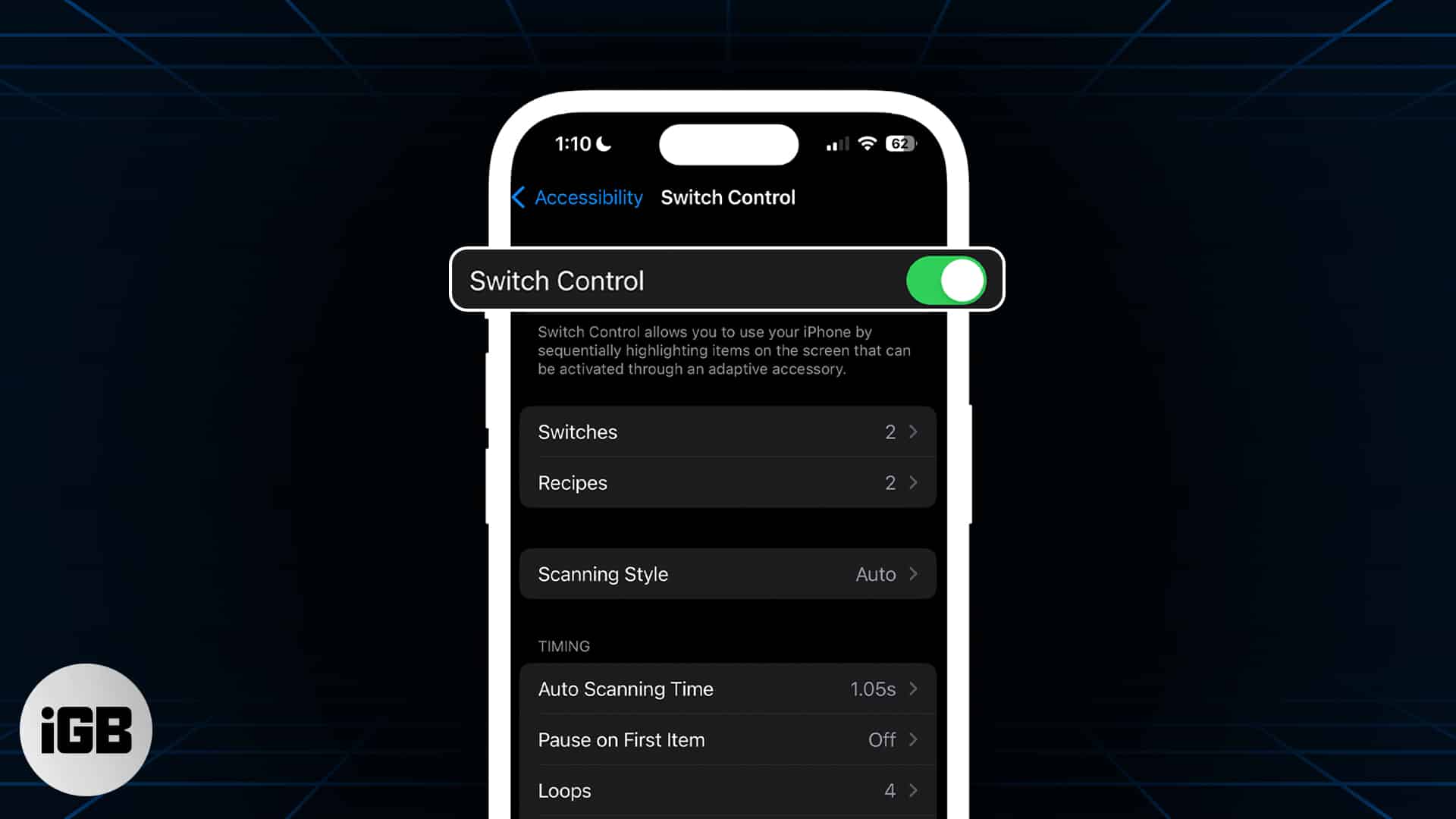 How to use switch control on iphone and ipad