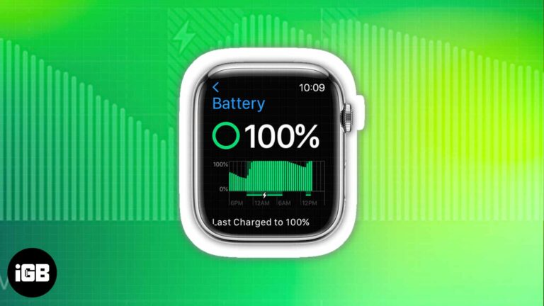 How to check apple watch battery life