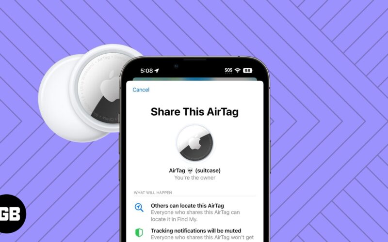 How to share an AirTag with other people