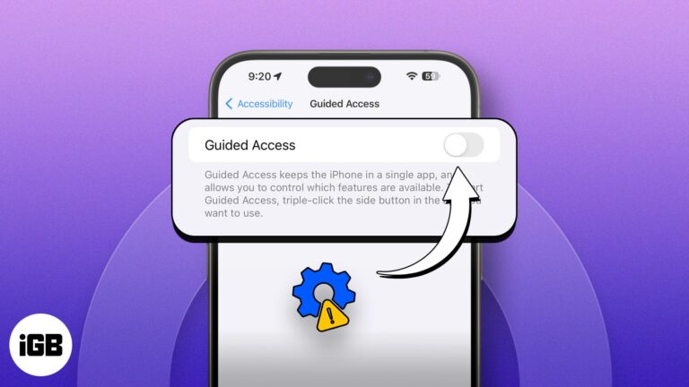 Guided Access Not Working On IPhone? How To Fix It! - IGeeksBlog