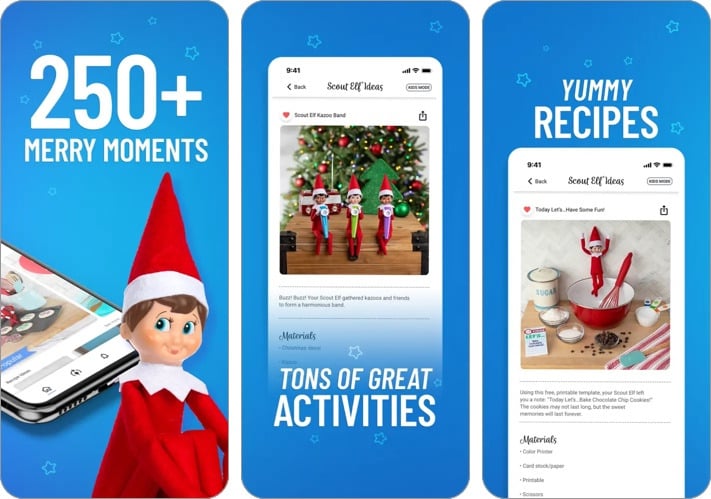 Scout Elf Ideas iOS app