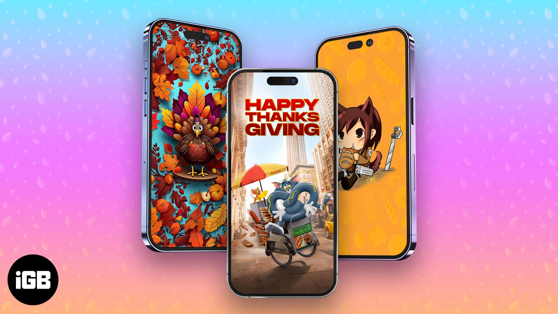 Cute Thanksgiving wallpapers for iPhone in 2023