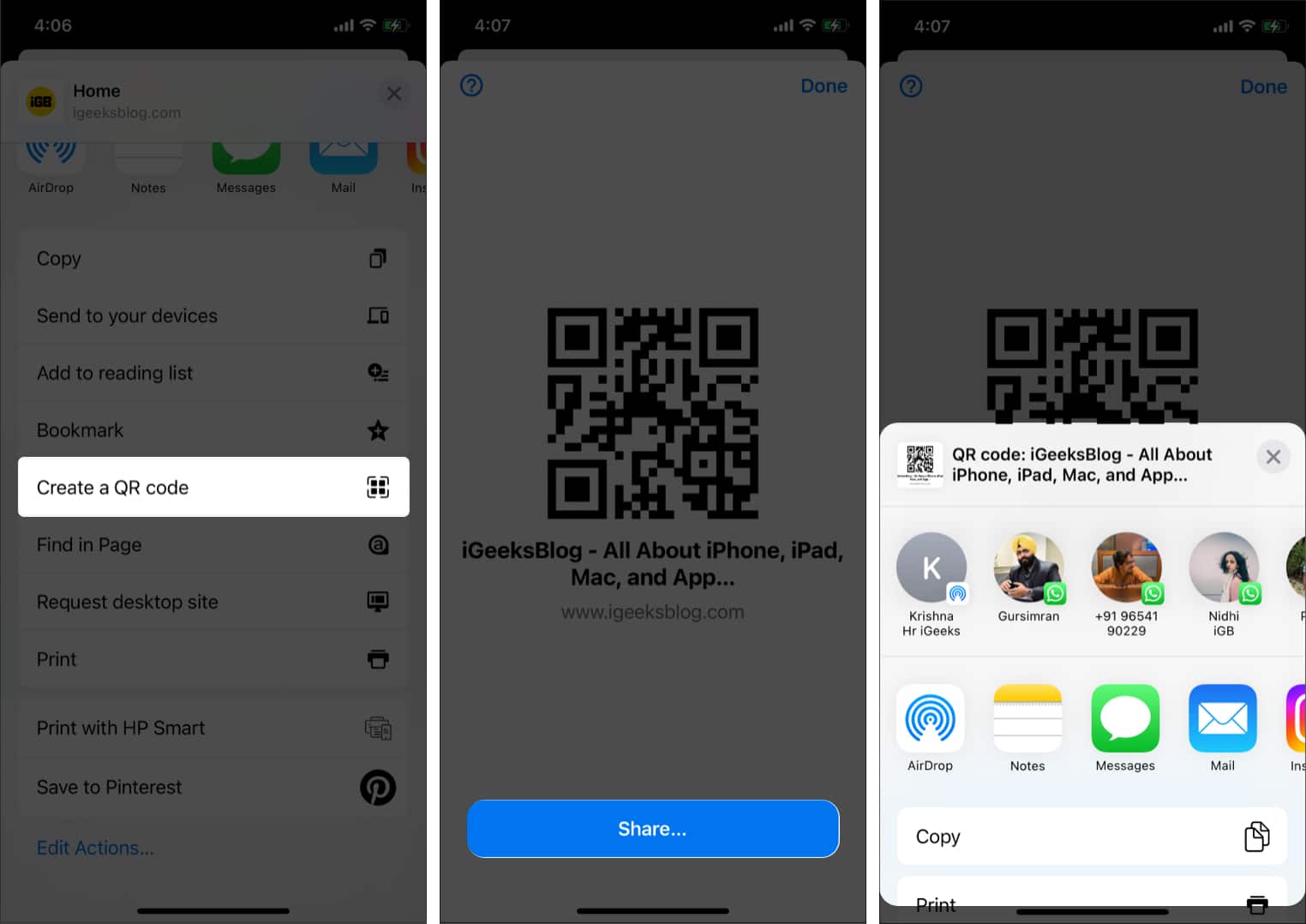 Use Chrome browser to make QR codes for free on iPhones and Mac