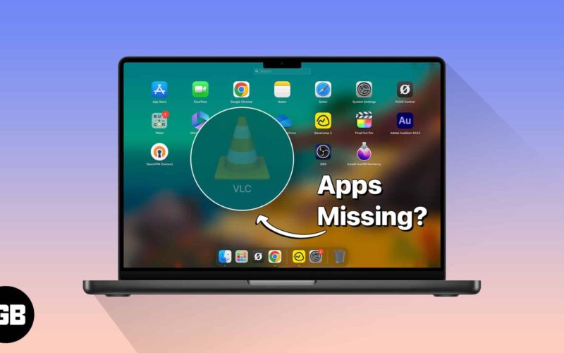 Apps missing from launchpad on mac