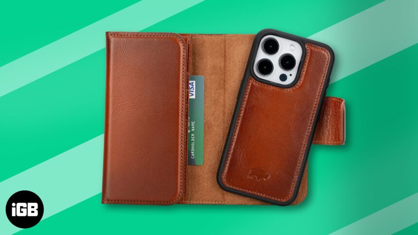 Best iPhone 15 Pro leather cases in 2024 - iGeeksBlog